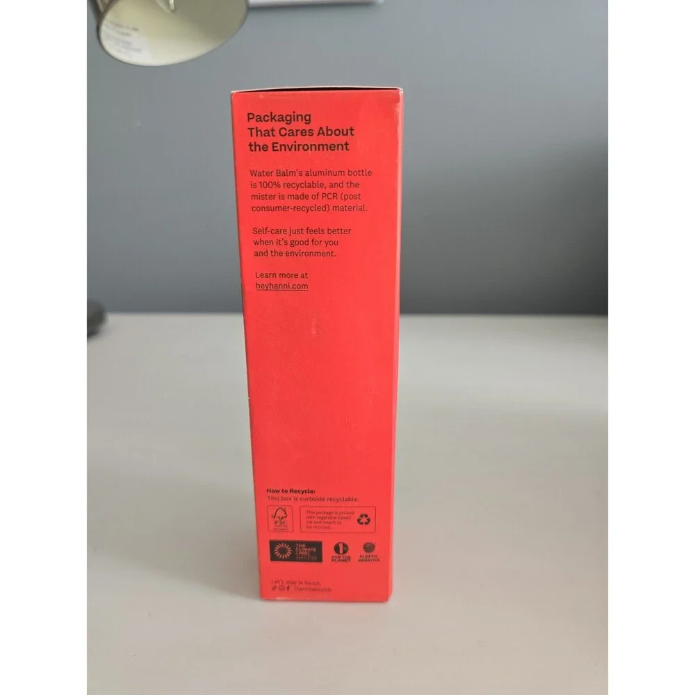 Hanni Water Balm Full Size NIB Sealed